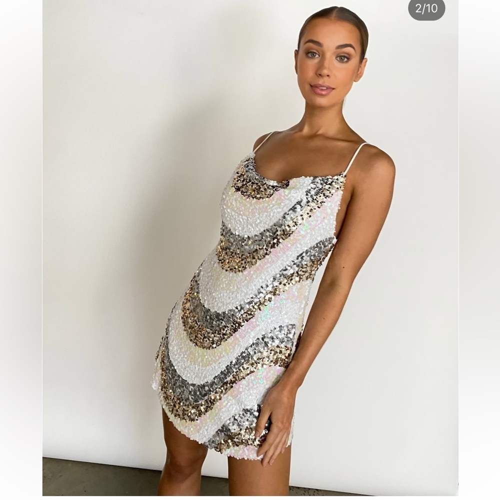 Sequin Mini Dress size small NWT